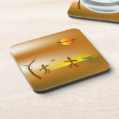 Zinglees ~ Landed Untersetzer (Linke Seite)