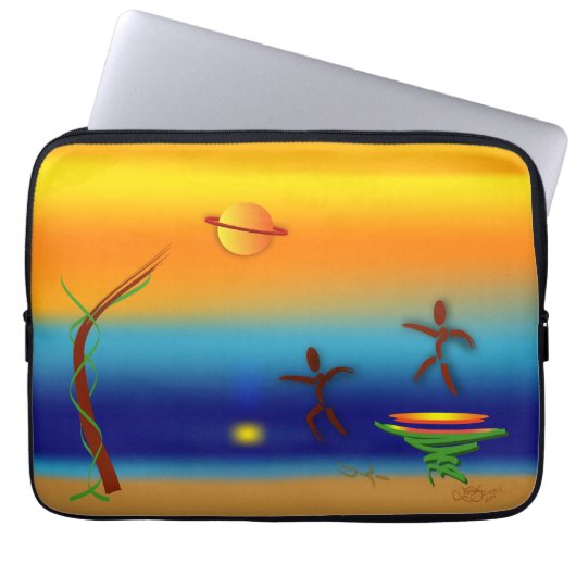 Zinglees ~ Landing Laptopschutzhülle (Vorderseite)