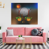 Zinglees ~ Oktober Leinwanddruck (Insitu (Wohnzimmer))