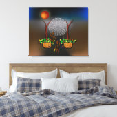 Zinglees ~ Oktober Leinwanddruck (Insitu (Schlafzimmer))