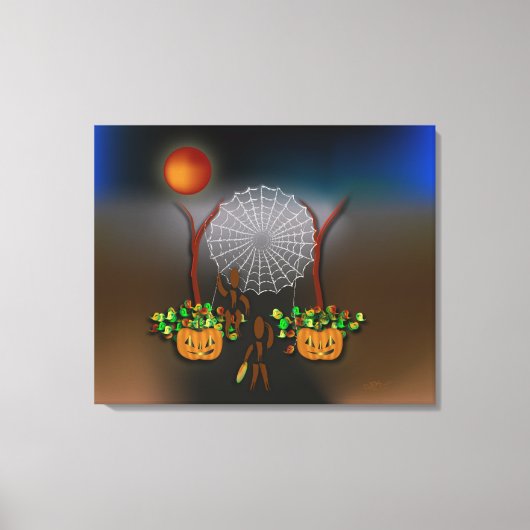 Zinglees ~ Oktober Leinwanddruck (Vorderseite)