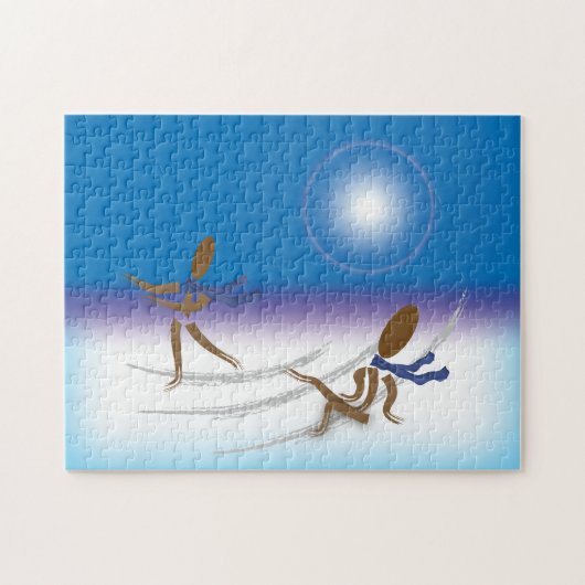 Zinglee's ~ On Ice Puzzle (Horizontal)