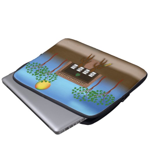 Zinglees ~ Recycelnd Laptopschutzhülle (Vorne Knopf)