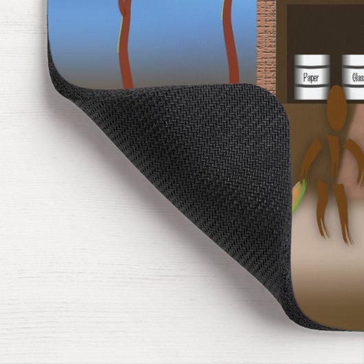 Zinglees ~ Recycelnd Mousepad (Ecke)