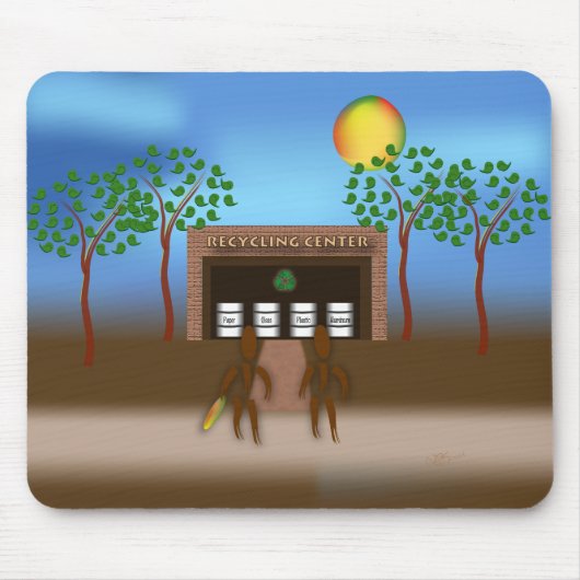 Zinglees ~ Recycelnd Mousepad (Vorne)