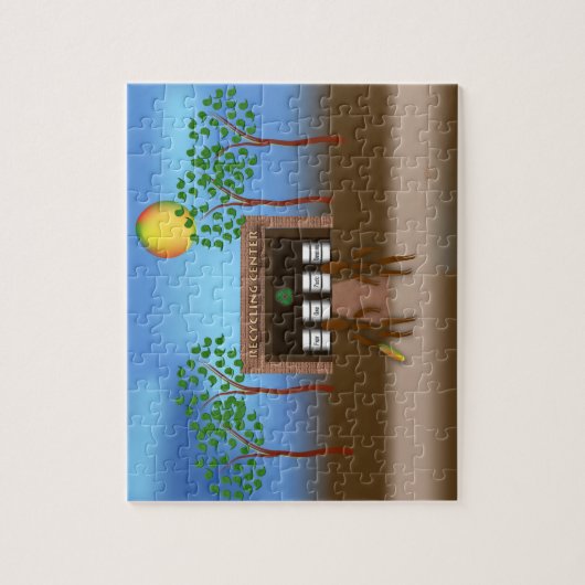 Zinglees ~ Recycelnd Puzzle (Vertikal)