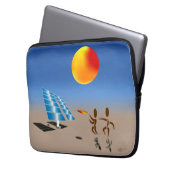 Zinglees ~ Solarenergie Laptopschutzhülle (Vorderseite Links)
