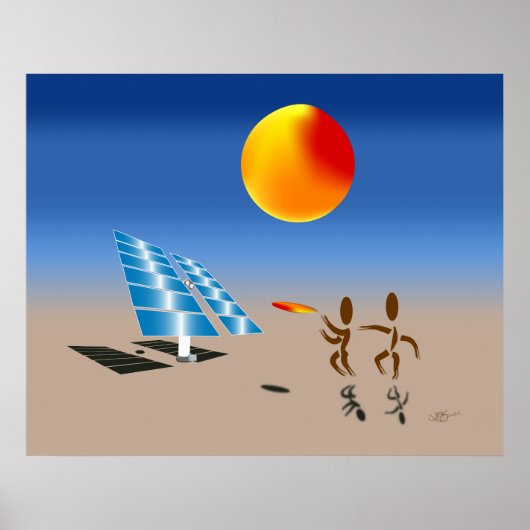 Zinglees ~ Solarenergie Poster (Vorne)