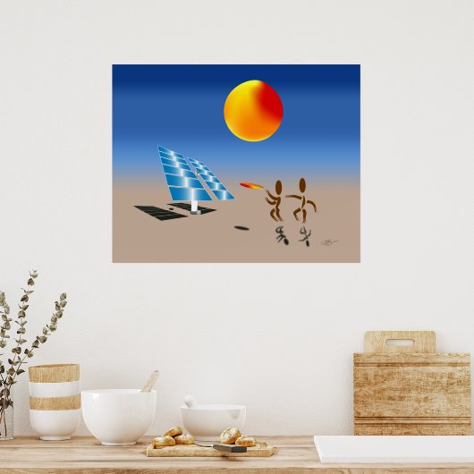Zinglees ~ Solarenergie Poster (Küche)