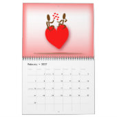 Zinglees ~ Through the Year Calendar Kalender (Feb 2027)