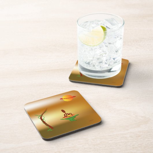 Zinglees ~ Warten Getränkeuntersetzer (Rechte Seite)