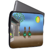 Zinglees ~ Wiederverwendbare Flaggen Laptopschutzhülle (Vorne Rechts)