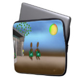 Zinglees ~ Wiederverwendbare Flaggen Laptopschutzhülle (Vorderseite Links)