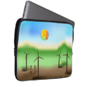 Zinglees ~ Wind Laptopschutzhülle (Vorne Rechts)