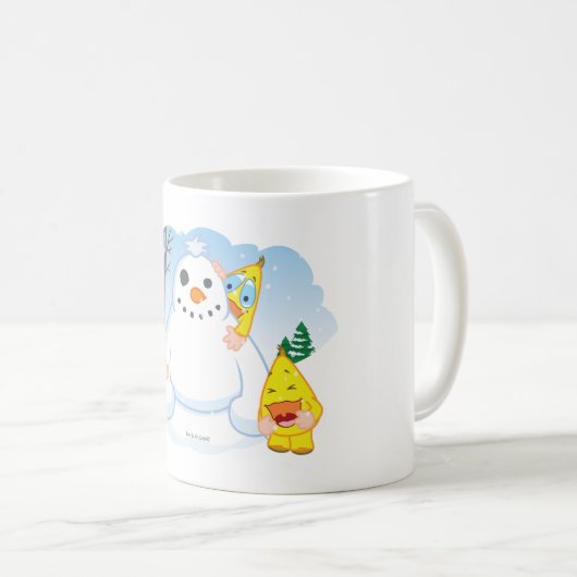 Zingoz Schneemann Kaffeetasse (VorderseiteRechts)