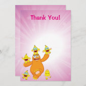 Zingoz und Zangoz Spaß Dankeskarte (Vorne/Hinten)