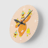 Zingoz und Zangoz Spaß Runde Wanduhr (Winkel)