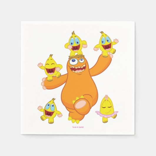 Zingoz und Zangoz Spaß Serviette (Vorderseite)