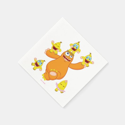 Zingoz und Zangoz Spaß Serviette (Ecke)