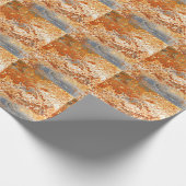 Zink: Grunge Textur Hintergrund. Geschenkpapier (Ecke)