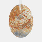 Zink: Grunge Textur Hintergrund. Ornament Aus Glas (Vorderseite links)