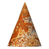 Zink: Grunge Textur Hintergrund. Partyhütchen (Links)