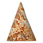 Zink: Grunge Textur Hintergrund. Partyhütchen (Rechts)