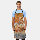 Zink: Grunge Textur Hintergrund. Schürze (Getragen)