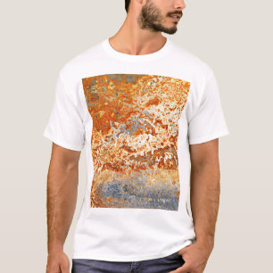 Zink: Grunge Textur Hintergrund. T-Shirt
