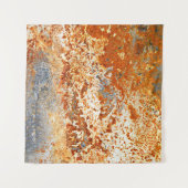 Zink: Grunge Textur Hintergrund. Wandteppich (Vorderseite (Horizontal))