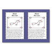 Zinko Die Zinkhorn-Unicorn-Handelskarte Tischnummer (Rückseite)