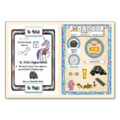 Zinko - Zink Horn Unicorn Trading Card Tischnummer (Rückseite)