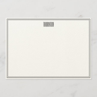 Zinn-Blatt-Dankesschreiben Dankeskarte