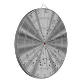 Zinn-Dose-Metall mit Einschusslöchern Dartscheibe (Vorderseite Links)