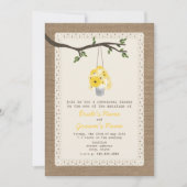  Zinn-Dose von Wildblume-Probe Einladung (Vorderseite)