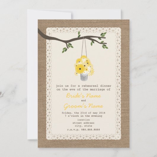  Zinn-Dose von Wildblume-Probe Einladung (Vorderseite)