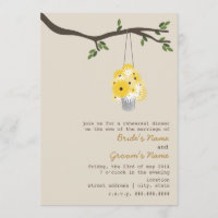 Zinn Dose von Wildblumen Probe Hochzeit