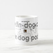 Zinn-Hundepodcast-Tasse Kaffeetasse (Mittel)