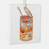 Zinn in Spaghetti-Dosen Keramikornament (Rechts)