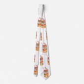 Zinn in Spaghetti-Dosen Krawatte (Rückseite)