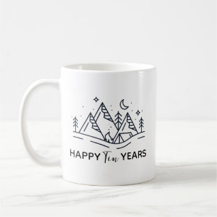 Zinn Jahr Jubiläums Tasse, Benutzerdefinierte 10 J Kaffeetasse