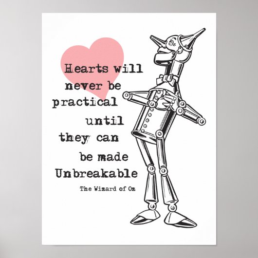 Zinn Man und das unzerbrechliche Herz Poster (Vorne)