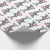 Zinn-Mann-Liebe-Zauberer- von Geschenkpapier (Ecke)