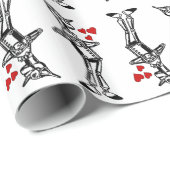 Zinn-Mann-Liebe-Zauberer- von Geschenkpapier (Rolleneckpunkt)