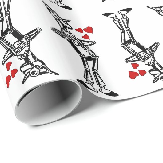 Zinn-Mann-Liebe-Zauberer- von Geschenkpapier (Rolleneckpunkt)