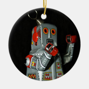 Zinn-Roboter-Verzierung Keramik Ornament