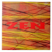 Zinn roter Draht große Kachel (Vorderseite)