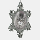 Zinn-Schneeflocken Ornamente (Links)