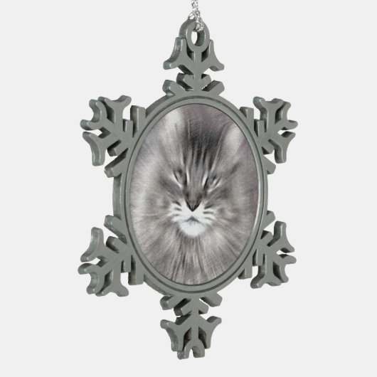 Zinn-Schneeflocken Ornamente (Links)