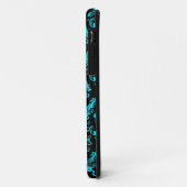 Zinn und Türkis Steampunk Casemate Case-Mate iPhone Hülle (Hinten/Links)